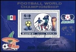 Korea-Nord 1986  Fuball WM in Mexico