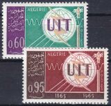Algerien 1965  100 Jahre Internationale Fernmeldeunion...