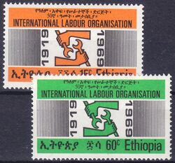 Aethiopien 1969  50 Jahre Internationale Arbeitsorganisation (ILO)