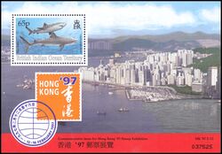 B. I. O. T.  1997  Internationale Briefmarkenausstellung HONG KONG `97