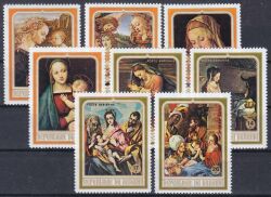 Burundi 1968  Weihnachten: Madonnengemälde