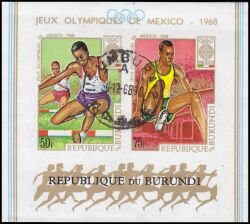 Burundi 1968  Olympische Sommerspiele in Mexico