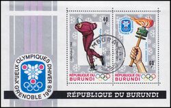Burundi 1968  Olympische Winterspiele in Grenoble
