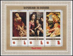 Burundi 1969  Weihnachten: Gemälde
