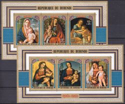 Burundi 1973  Weihnachten: Gemälde