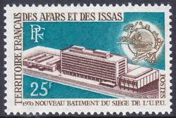 Dschibuti 1970  Neuer Amtssitz des Weltpostvereins (UPU)