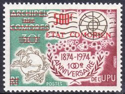 Komoren 1975  100 Jahre Weltpostverein (UPU)