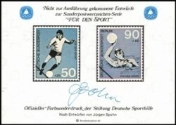 1980  Deutsche Sporthilfe - Sondermarken-Entwurf