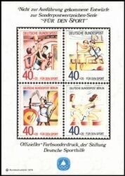 1979  Deutsche Sporthilfe - Sondermarken-Entwurf