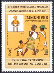 Madagaskar 1977  Weltgesundheitstag