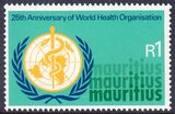 Mauritius 1973  25 Jahre Weltgesundheitsorganisation (WHO)