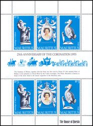 Mauritius 1978  25. Jahrestag der Krnung von Knigin Elisabet II.