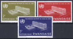 Ruanda 1966  Neuer Amtssitz der Weltgesundheitsorganisation (WHO)