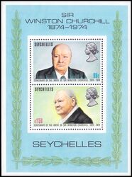 Seychellen 1974  100. Geburtstag von Winston Churchill