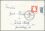 1954  Einzelfrankatur auf Brief als FDC