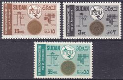 Sudan 1965  100 Jahre Internationale Fernmeldeunion (ITU)