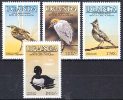 Uganda 1985  200. Geburtstag von John James Audubon