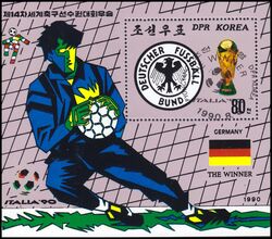 Korea-Nord 1990  Sieg der deutschen Nationalmannschaft