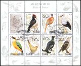 Korea-Nord 1992  Ornithologe Dr. Won Hong Gu: Vögel