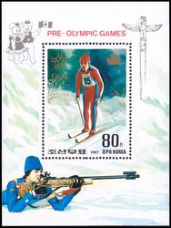 Korea-Nord 1987  Olympische Winterspiele in Calgary