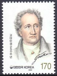 Korea-Süd 1999  250. Geburtstag von Johann Wolfgang v. Goethe