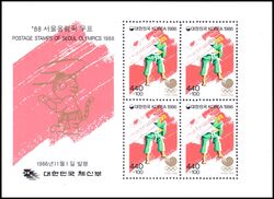Korea-Sd 1986  Olympische Sommerspiele 1988 in Seoul