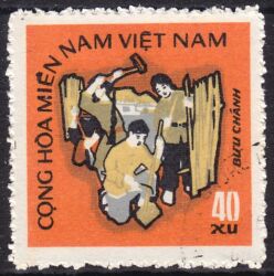 Vietnam 1971  Proklamierung der Republik Südvietnam