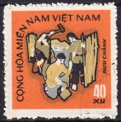 Vietnam 1971  Proklamierung der Republik Sdvietnam