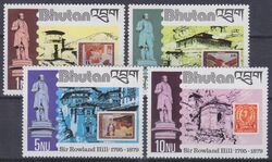 Bhutan 1980  100. Todestag von Sir Rowland Hill