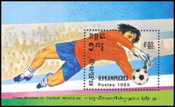 Kambodscha 1985  Fuball-Weltmeisterschaft in Mexiko