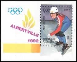 Laos 1992  Olympische Winterspiele in Albertville
