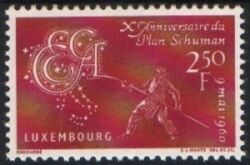 1960  Jahrestag des Schuman-Planes