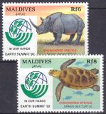 Malediven 1993  Konferenz über Umwelt und Entwicklung