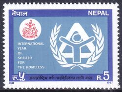 Nepal 1987  Jahr fr menschenwrdiges Wohnen