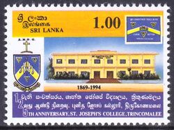 Sri Lanka 1994  125 Jahre St.-Joseph-Colege