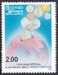 Sri Lanka 1995  Weltspartag