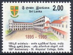 Sri Lanka 1995  100 Jahre St.-Aloysius-College