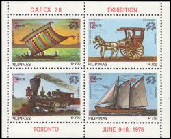 Philippinen 1978  Internationale Briefmarkenausstellung CAPEX `78