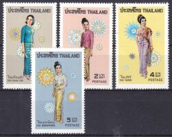 Thailand 1972  Thailändische Frauentrachten