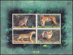 Thailand 1998  Wildtiere: Klein- und Grokatzen