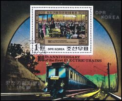 Korea-Nord 1980  100 Jahre elektrische Eisenbahn