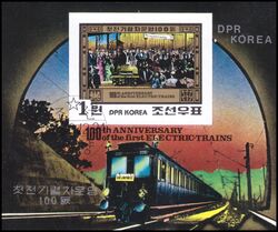 Korea-Nord 1980  100 Jahre elektrische Eisenbahn
