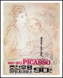 Korea-Nord 1982  100. Geburtstag von Pablo Picasso