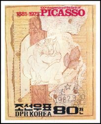 Korea-Nord 1982  100. Geburtstag von Pablo Picasso