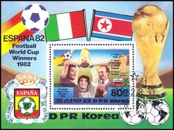 Korea-Nord 1982  Gewinner der Fuballweltmeisterschaft