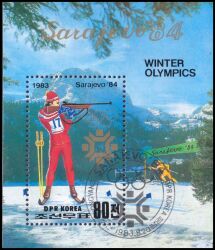 Korea-Nord 1983  Olympische Winterspiele 1984 in Sarajevo