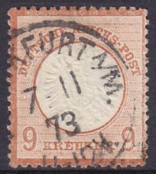 1872  Freimarke: Adler mit großem Brustschild