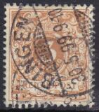 1889  Freimarke: Wertziffer und Krone im Perlenoval