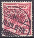 1889  Freimarke: Wertziffer und Adler im Kreis
