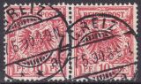 1889  Freimarke: Wertziffer und Adler im Kreis